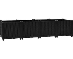 vidaXL - Plantenbak - verhoogd - 160x40x38 - cm - polypropyleen