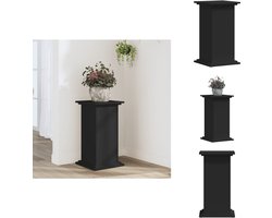 vidaXL Plantenstandaard - Plantenstandaards - Planten Standaard - Plantenhouder - Plantenstandaard 33x33x60 cm bewerkt hout zwart