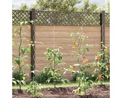 vidaXL - Plantondersteuning - 20 - pcs - Zilver - 110 - x - 0.6 - x - 0.6 - cm - Staal