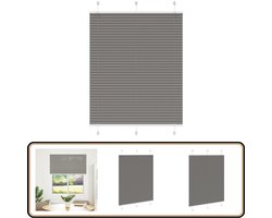 vidaXL Plissé rolgordijn - 110x150 cm - Antraciet Plisségordijn - Rolgordijn - Gordijnen - Privacy Screen - Zonwering