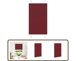 vidaXL Plisségordijn - 70x150 cm - Bordeauxrood Plisségordijn - Gordijnen - Raamdecoratie - Bordeaux Rood - Privacy