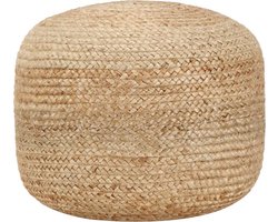 vidaXL - Poef - handgemaakt - 45x30 - cm - jute