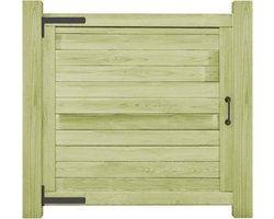 vidaXL - Poort - 100x100 - cm - geïmpregneerd - grenenhout