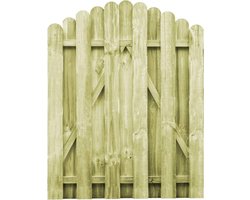 vidaXL - Poort - 100x125 - cm - geïmpregneerd - grenenhout