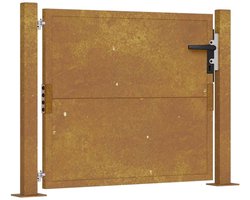 vidaXL - Poort - 100x75 - cm - cortenstaal