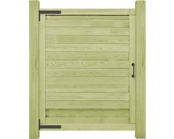 vidaXL - Poort - 125x100 - cm - geïmpregneerd - grenenhout