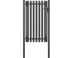 vidaXL - Poort - 1x2,25 - m - staal - antraciet