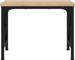 vidaXL - Printerstandaard - 40x30x31 - cm - bewerkt - hout - sonoma - eikenkleurig