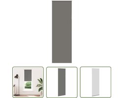 vidaXL Privacy Gordijnen - Rolgordijn - Rolgordijn verduisterend 75x210cm stofbreedte 70,7 cm polyester - Lichtwerende Gordijnen - Interieur Decoratie - Woonkamer Gordijn