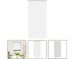 vidaXL Privacy Gordijnen - Rolgordijnen - Rolgordijn verduisterend 65x150cm stofbreedte 60,7 cm polyester - Lichtwerende Gordijnen - Kamerroutines - Woonkamer Decoratie