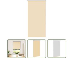vidaXL Privacy Gordijnen - Rolgordijnen - Rolgordijn verduisterend 80x175cm stofbreedte 75,7 cm polyester - Verduisterende Gordijnen - Woon Accessoires - Raam Decoratie