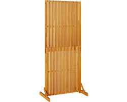 vidaXL - Privacyscherm - 180,5 - cm - massief - acaciahout - voor - binnen/buiten