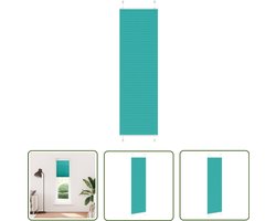 vidaXL Raamdecoratie - Plisségordijn - Plissé rolgordijn 65x200 cm stofbreedte 64,4 cm petrol groen - Gordijnen - Privacy - Zonwering