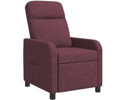 vidaXL - Recliner - Paars - Stof