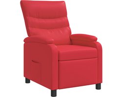 vidaXL - Recliner - Rood - Kunstleer
