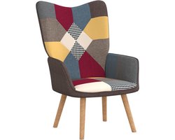 vidaXL - Relaxstoel - patchwork - stof