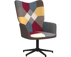 vidaXL - Relaxstoel - patchwork - stof