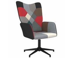 vidaXL - Relaxstoel - patchwork - stof