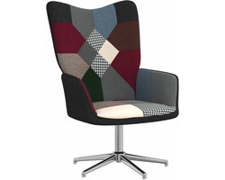 vidaXL - Relaxstoel - patchwork - stof