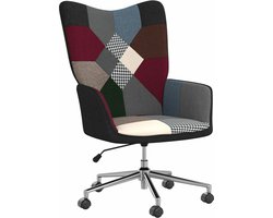 vidaXL - Relaxstoel - patchwork - stof