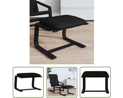 vidaXL Relaxstoel - Voetenbank - Voetenbank 51x41x40 cm stof zwart - Berghout Meubilair - Stoffen Voetenbank - Z Blauwe