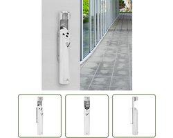 vidaXL Roestvrijstalen Asbak - Wand Asbak - Wandasbak RVS - Buiten Asbak - Interieur Asbak - Sigarettenaasbak