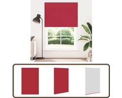 vidaXL Rolgordijn - 165x230 cm - Verduisterend Rood Rolgordijnen - Gordijnen - Verduisterend - Rood - Woonkamer