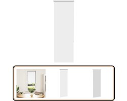 vidaXL Rolgordijn - 55x150 cm - Verduisterend - Wit Rolgordijnen - Privacy Gordijnen - Lichtwerkende Gordijnen - Verduisterende Gordijnen - Woongebruik