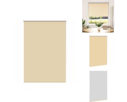 vidaXL Rolgordijn - Rolgordijnen - Dag- En Nachtgordijn - Verduisterend Rolgordijn - Rolgordijn verduisterend 100x130cm stofbreedte 95,7cm polyester