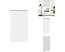 vidaXL Rolgordijn - Rolgordijnen - Dag- En Nachtgordijn - Verduisterend Rolgordijn - Rolgordijn verduisterend 125x230 cm stofbreedte 121,6 cm wit