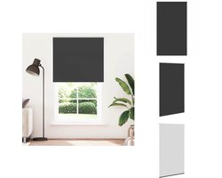 vidaXL Rolgordijn - Rolgordijnen - Dag- En Nachtgordijn - Verduisterend Rolgordijn - Rolgordijn verduisterend 135x230 cm stofbreedte 131,6 cm zwart