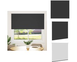 vidaXL Rolgordijn - Rolgordijnen - Dag- En Nachtgordijn - Verduisterend Rolgordijn - Rolgordijn verduisterend 165x130 cm stofbreedte 161,6 cm zwart