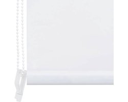 vidaXL Rolgordijn - Rolgordijnen - Douchegordijn - Douchegordijnen - Rolgordijn voor douche 100x240 cm wit