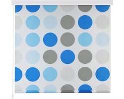 vidaXL Rolgordijn - Rolgordijnen - Douchegordijn - Douchegordijnen - Rolgordijn voor douche 120x240 cm cirkel