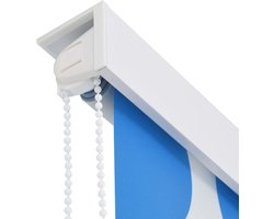 vidaXL Rolgordijn - Rolgordijnen - Douchegordijn - Douchegordijnen - Rolgordijn voor douche cirkel 140x240 cm