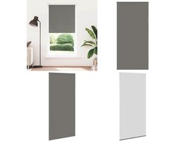 vidaXL Rolgordijn verduisterend 100x230cm stofbreedte 95,7cm polyester - Rolgordijn - Rolgordijnen - Dag- En Nachtgordijn - Verduisterend Rolgordijn