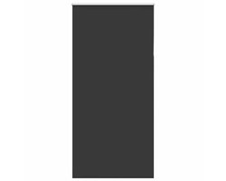 vidaXL - Rolgordijn - verduisterend - 105x230 - cm - stofbreedte - 100,7 - cm - zwart