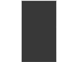 vidaXL - Rolgordijn - verduisterend - 130x230 - cm - stofbreedte - 126,6 - cm - zwart