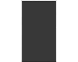 vidaXL - Rolgordijn - verduisterend - 135x210 - cm - stofbreedte - 131,6 - cm - zwart