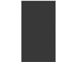 vidaXL - Rolgordijn - verduisterend - 135x230 - cm - stofbreedte - 131,6 - cm - zwart