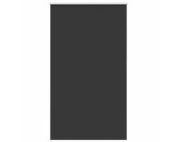 vidaXL - Rolgordijn - verduisterend - 140x210 - cm - stofbreedte - 136,6 - cm - zwart