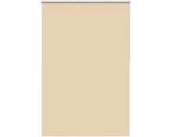 vidaXL - Rolgordijn - verduisterend - 145x230 - cm - stofbreedte - 141,6 - cm - beige