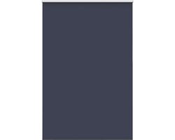 vidaXL - Rolgordijn - verduisterend - 145x230 - cm - stofbreedte - 141,6 - cm - blauw