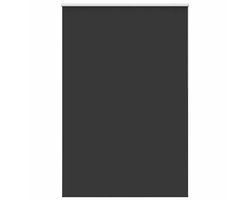 vidaXL - Rolgordijn - verduisterend - 155x230 - cm - stofbreedte - 151,6 - cm - zwart