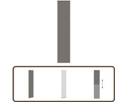 vidaXL Rolgordijn Verduisterend - 50x230cm - Polyester Rolgordijn - Verduisterend Gordijn - Privacy Gordijn - Lichtregulerend Gordijn - Grijze Rolgoirdijnen