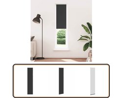 vidaXL Rolgordijn - Verduisterend - 55x230 cm - Zwart Rolgordijnen - Gordijnen - Verduisteringsgordijnen - Blackout Gordijnen - Kamerscherm