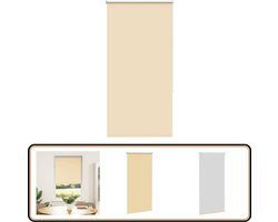 vidaXL Rolgordijn - Verduisterend - 75x130 cm - Beige Rolgordijn - Verduisterend Gordijn - Kamer Decoratie - Privacy Gordijn - Licht Regulering