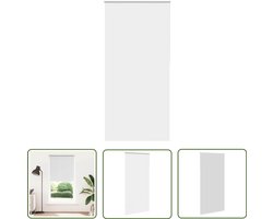 vidaXL Rolgordijn - Verduisterend - 90x230 cm - Wit Rolgordijn - Verduisterend Gordijn - Privacy Gordijn - Kamerscherm - Woonaccessoire
