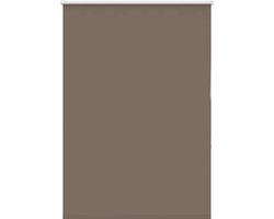 vidaXL - Rolgordijn - verduisterend - koffie - 100x130 - cm - stofbreedte - 95,7 - cm