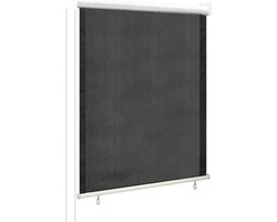 vidaXL - Rolgordijn - voor - buiten - 65(B)x140(H) - cm - antracietkleurig
